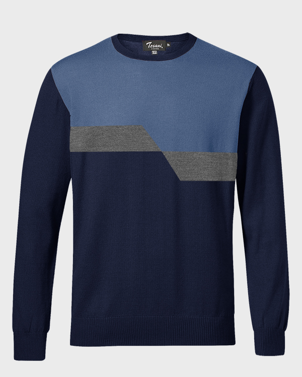 Mens Crew Neck Pullover | LeLa Knitwear Inc. | Made in Canada since 1960